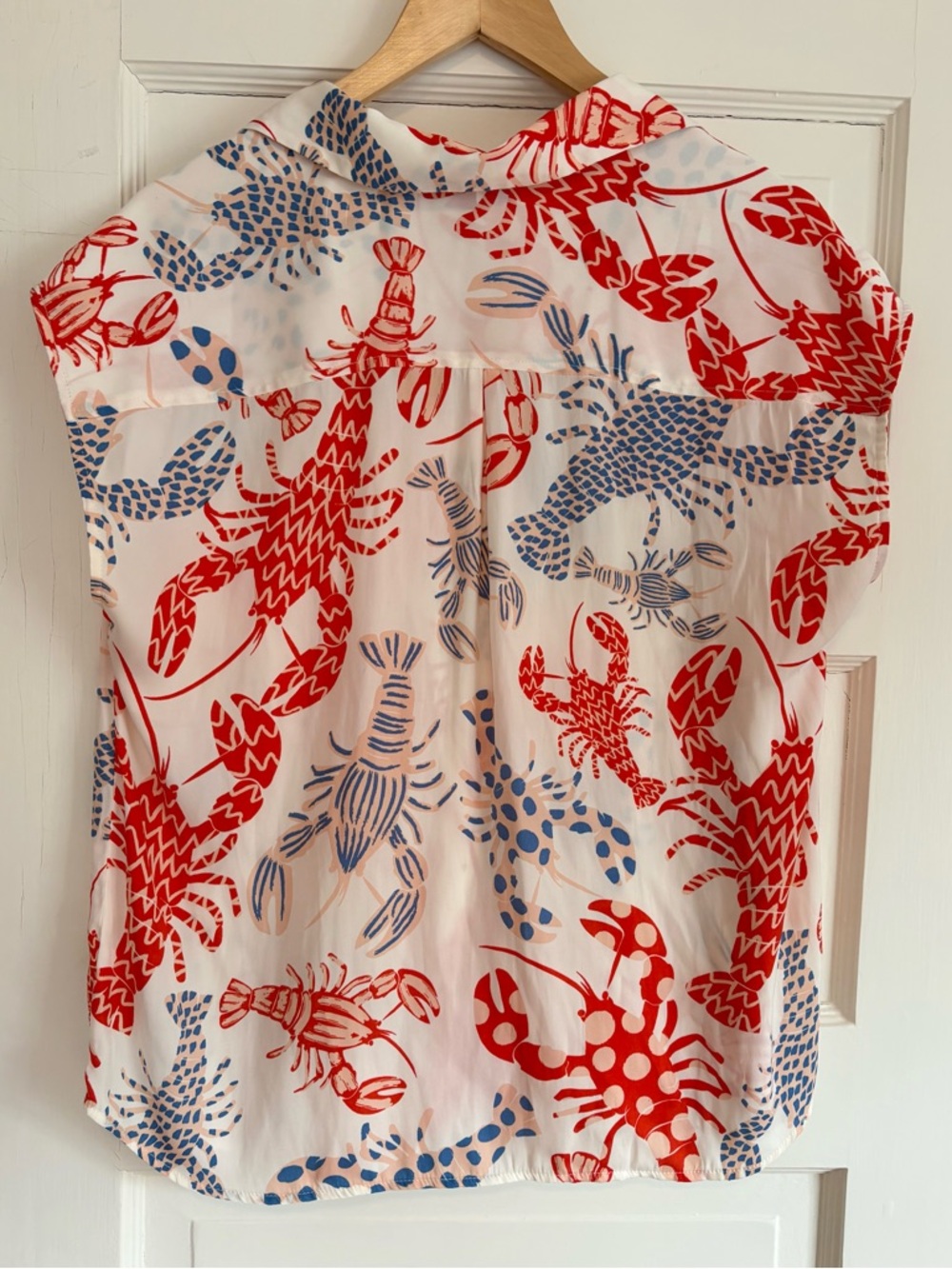 Maison d’Amélie Lobster Sleeveless Top. NWT Medium. Festive Party Fun Preppy - Picture 8 of 15